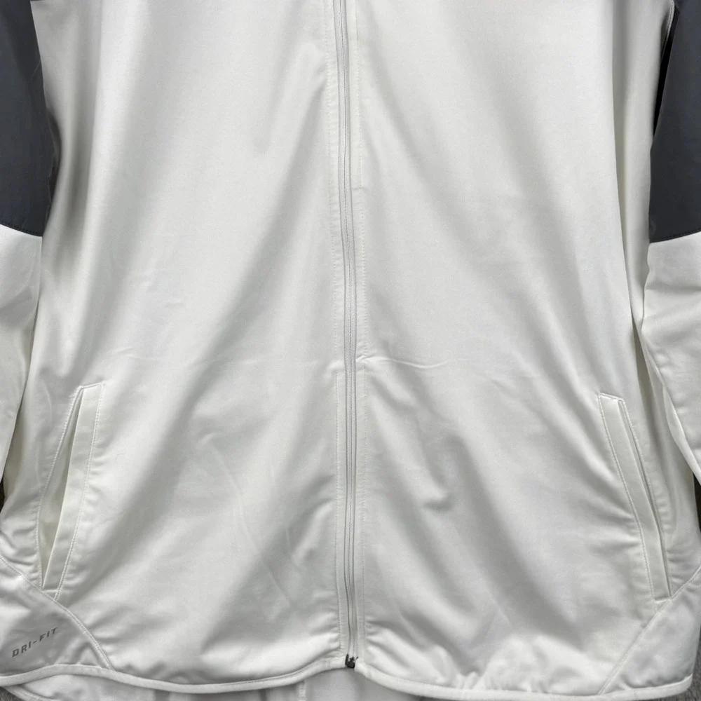 Indianapolis Colts Dri-FIT Full Zip Jacket‎ Mens XXL Gray White NFL On Field
